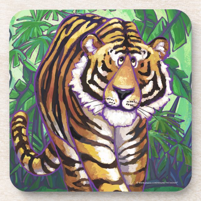 Tiger Gifts & Accessories Coaster (Front)