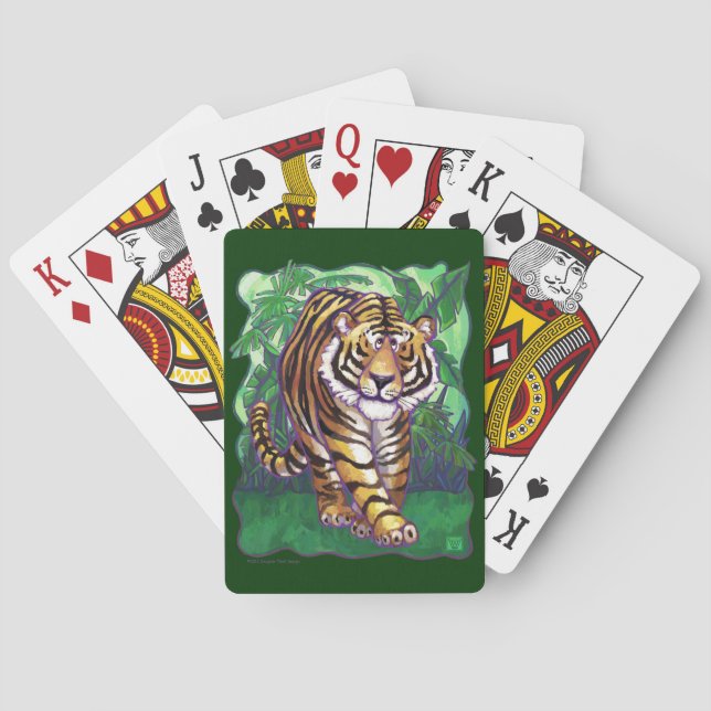 Tiger Gifts & Accessories Playing Cards (Back)