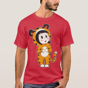 Tiger Girl Costume 2 T-Shirt