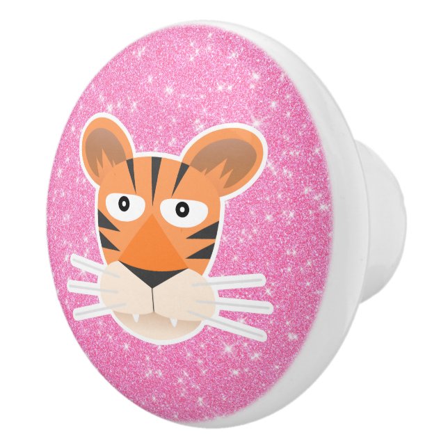 Tiger Glitter Ceramic Knob (Right)