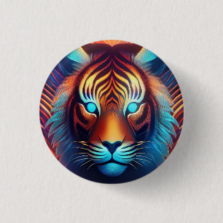 Tiger Glow! 3 Cm Round Badge