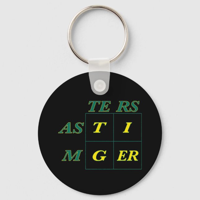 Tiger Goat Woods Masters Key Ring (Front)