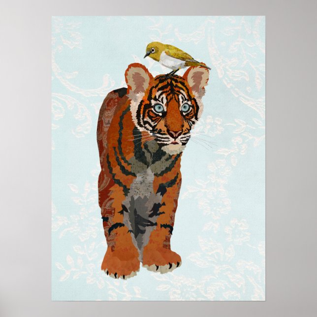 TIGER & GOLDEN BIRD POSTER (Front)