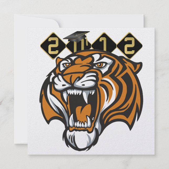 Tiger Graduation - SRF Invitation (Front)