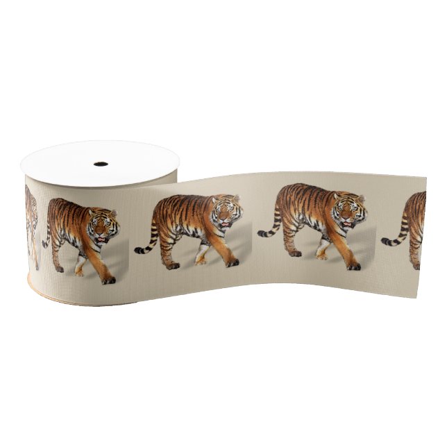 Tiger  Grosgrain Ribbon (Spool)