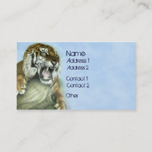 Tiger Growl Business Card