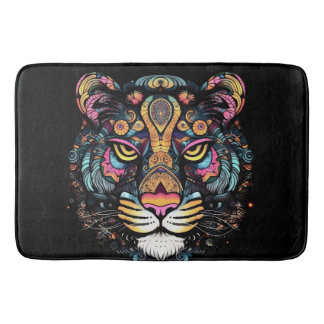 Tiger Head Bath Mat
