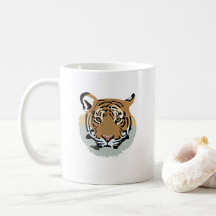 Tiger Head Face Wild Animal Tiger Coffee Mug