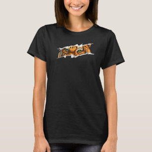 Tiger Head Green Eyes Wildlife Predator Wilderness T-Shirt