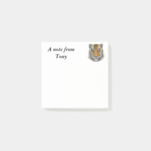 Tiger Head Post-it Notes