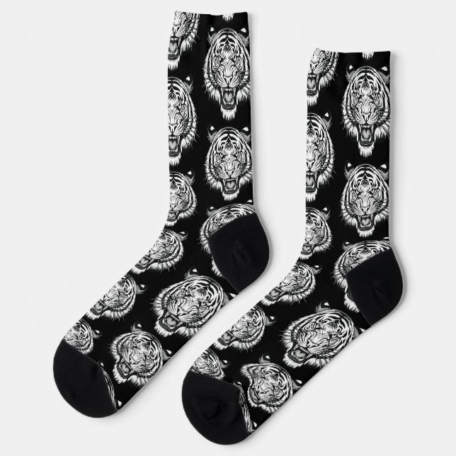 tiger head socks (Left)