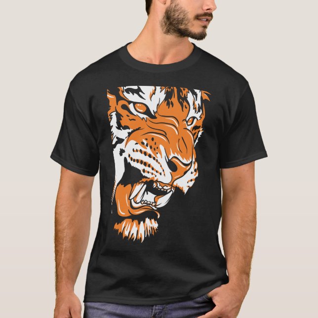 Tiger head T-Shirt (Front)