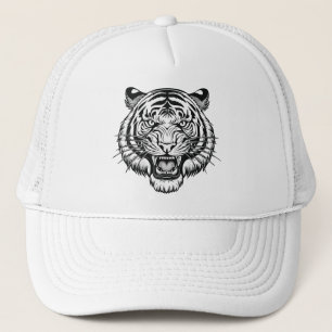 tiger head trucker hat