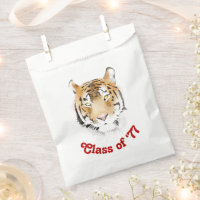 Tiger Head Watercolor Class Reunion Party