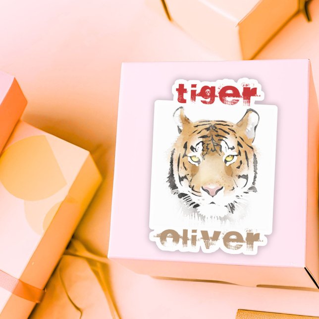 Tiger Head Watercolor Name  (Creator Uploaded)