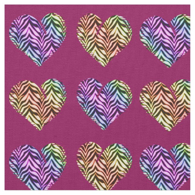 Tiger Heart 2 Fabric (Close Up)