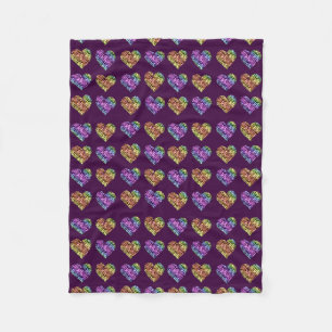 Tiger Heart 2 Fleece Blanket