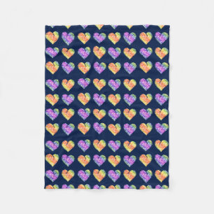 Tiger Heart 4 Fleece Blanket