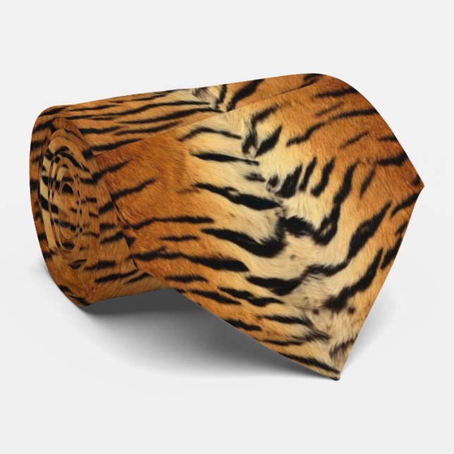 Tiger Hide Tie (Rolled)