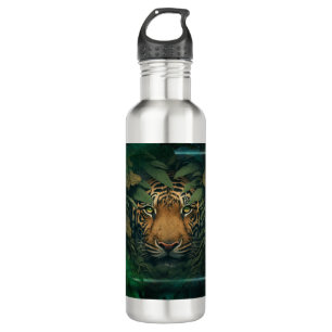 Tiger hiding in Foliage 710 Ml Water Bottle