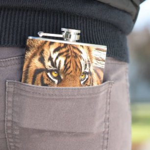 Tiger Hip Flask