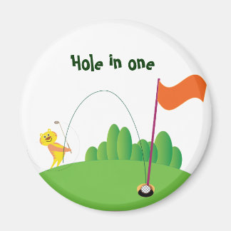 Tiger :: Hole in One Magnet