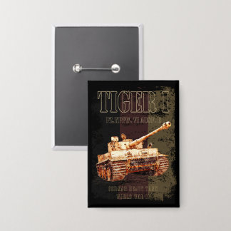 Tiger I German Heavy Tank WWII with Germany Flag