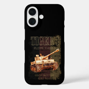 Tiger I German Heavy Tank WWII with Germany Flag iPhone 16 Case