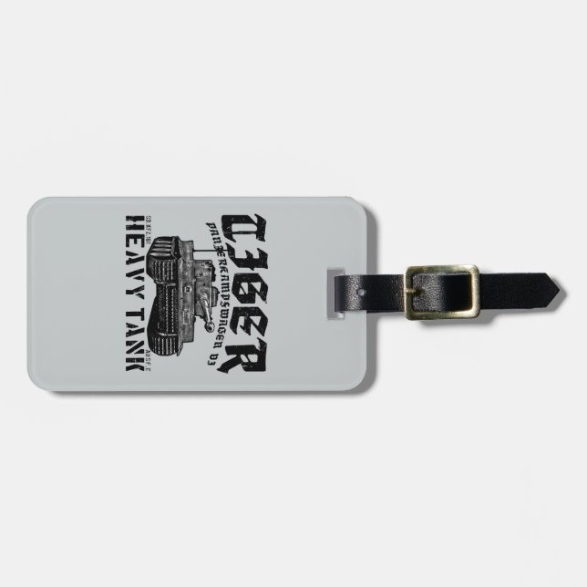 Tiger I Luggage Tag (Front Horizontal)