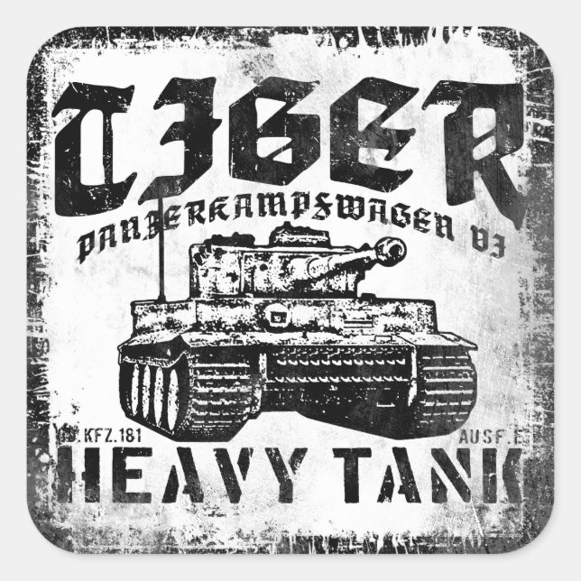 Tiger I Sticker (Front)