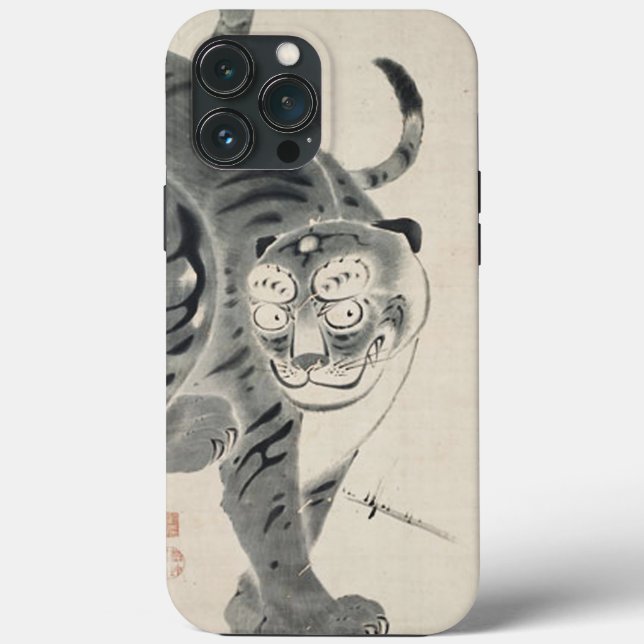 Tiger Illustration by Ito Jakuchu Case-Mate iPhone Case (Back)