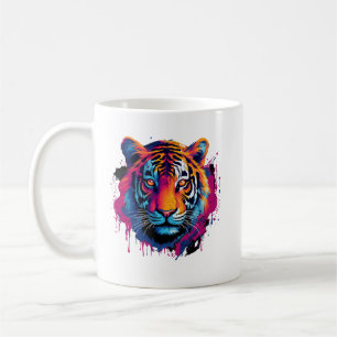 Tiger Illustration Wildlife & Animal Artwork Coffee Mug