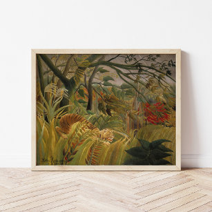 Tiger in a Tropical Storm   Henri Rousseau Poster