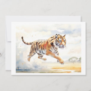 Tiger in Action 2 Invitation