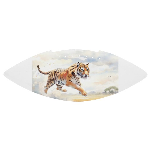 Tiger in Action Football (Panel)
