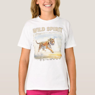 Tiger in Action - Wild Spirit T-Shirt