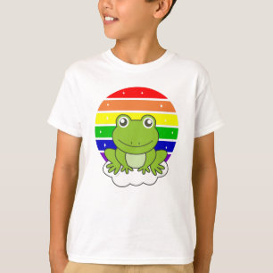 Tiger In Doughnut Cute Animals For Children In Dou T-Shirt