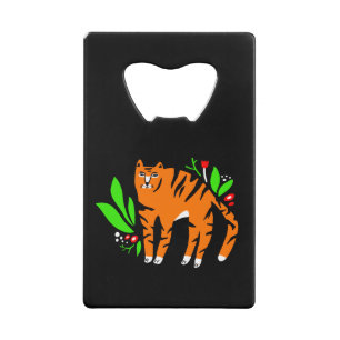 Tiger in flowers