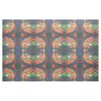 Tiger In Geometric Art Style Franz Marc Fabric