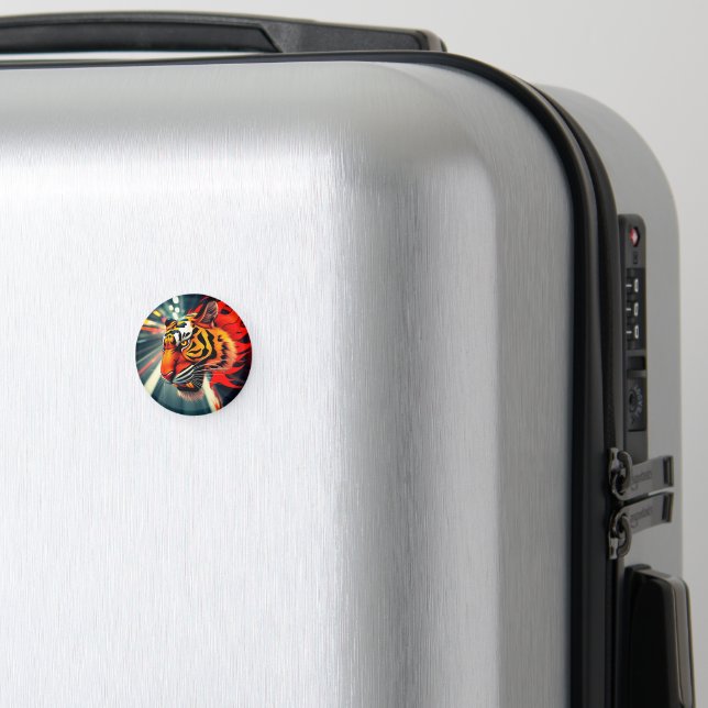 tiger in motion magnet (In Situ (Luggage))