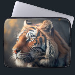 Tiger In Nature Neoprene Laptop Sleeve 13 inch<br><div class="desc">A digital painting of a tiger in a natural environment.
Neoprene Laptop Sleeve 13 inch</div>