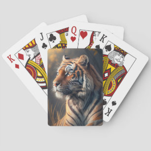 Tiger In Nature Playing Cards