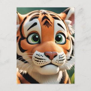 Tiger in the Jungle Anime, Postcrossing Postcard