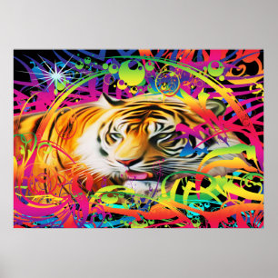 Tiger in the Jungle Poster