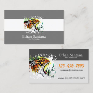 Tiger In The Wild Business Card