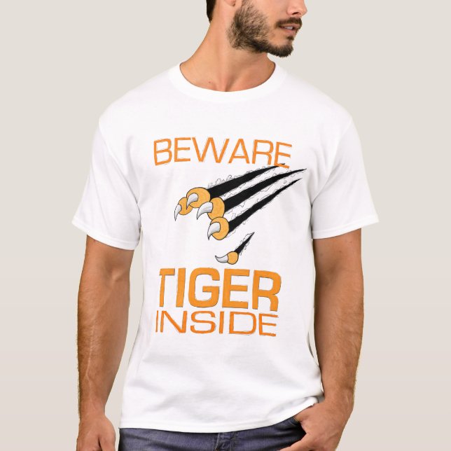 Tiger inside T-Shirt (Front)