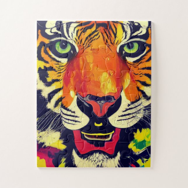 Tiger Jigsaw Puzzle (Vertical)