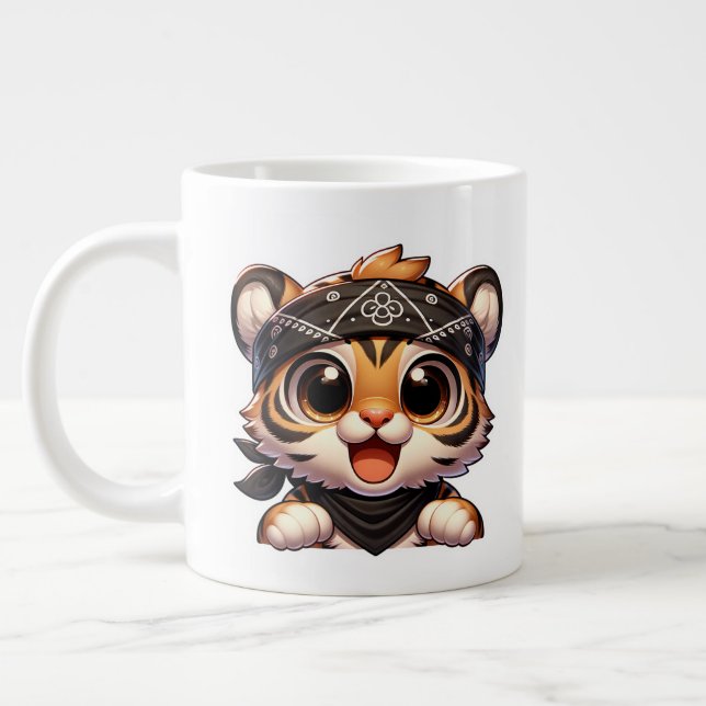 Tiger Jumbo Mug (Left)