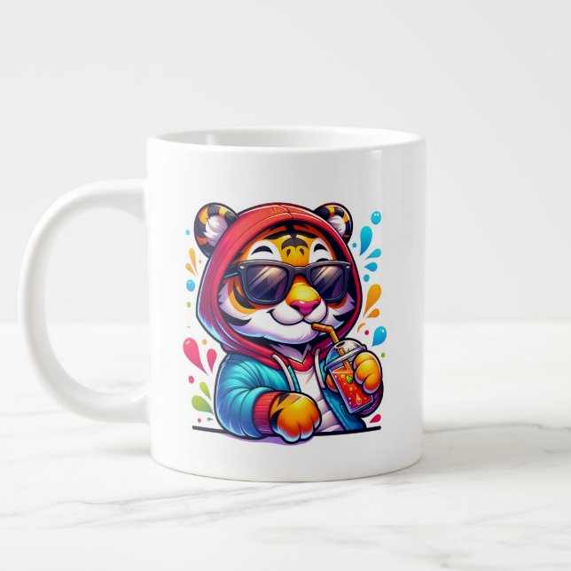 Tiger Jumbo Mug (Left)