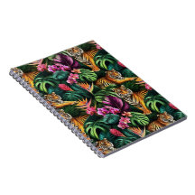 Tiger Jungle Dreams Seamless Surface Pattern